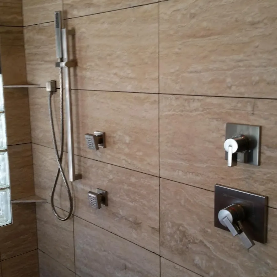 Shower fixture installation for Water Heater Replacement in Beaumont